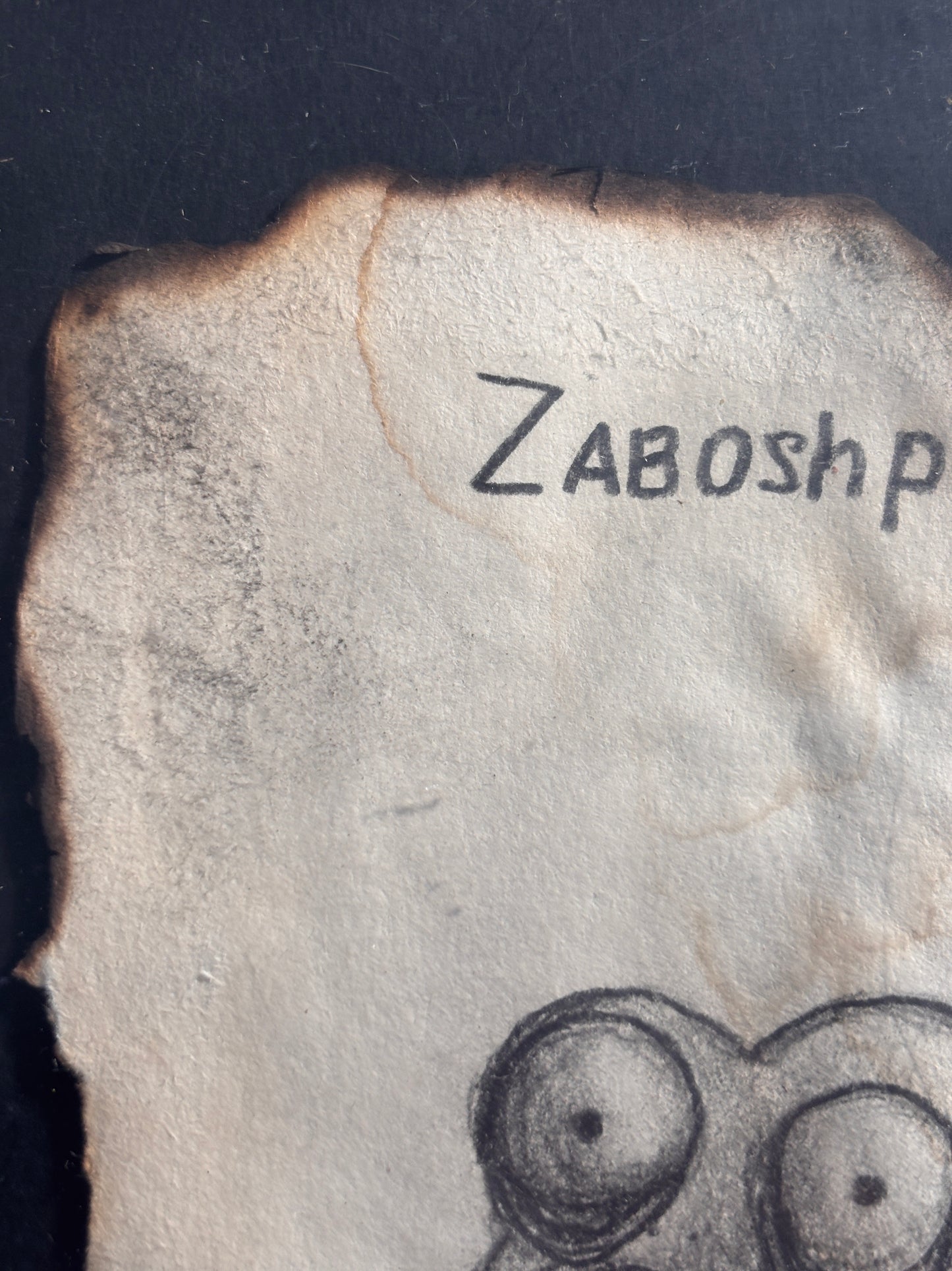 "Zaboshpoon" — Framed Original Illustration