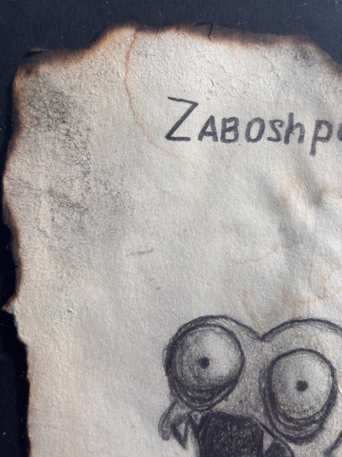 "Zaboshpoon" — Framed Original Illustration