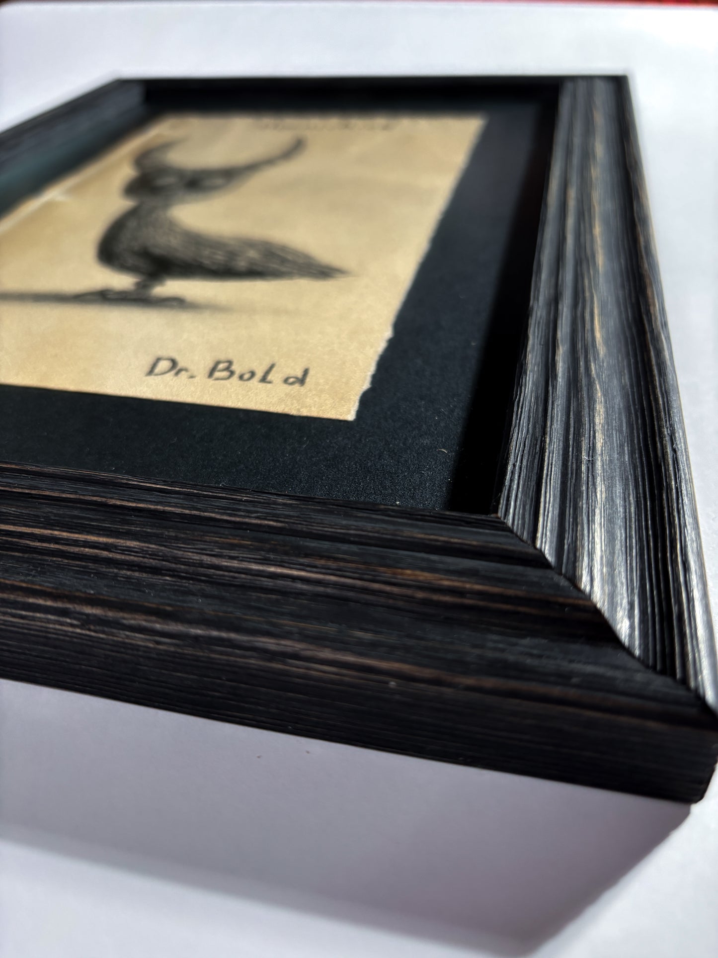 "Hornichick" — Framed Original Illustration