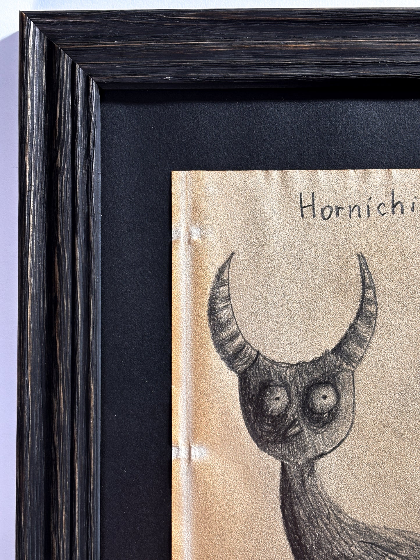 "Hornichick" — Framed Original Illustration
