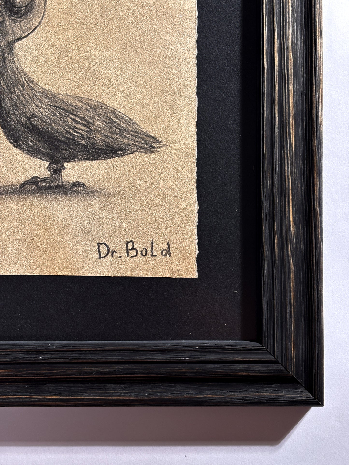 "Hornichick" — Framed Original Illustration