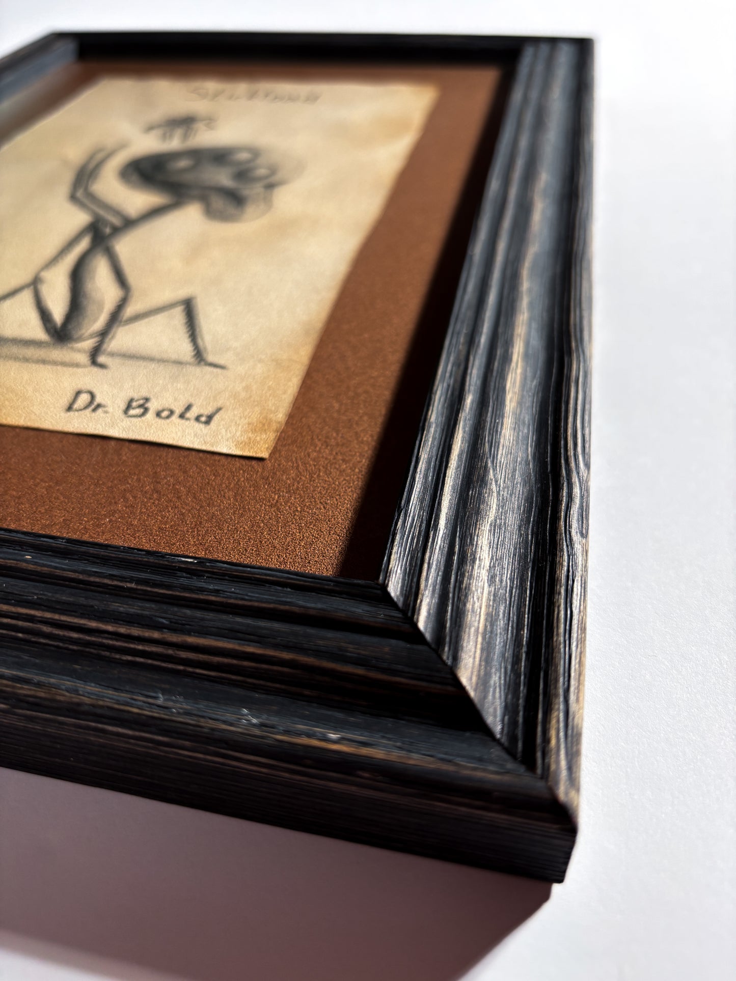 "Sticktoad" — Framed Original Illustration