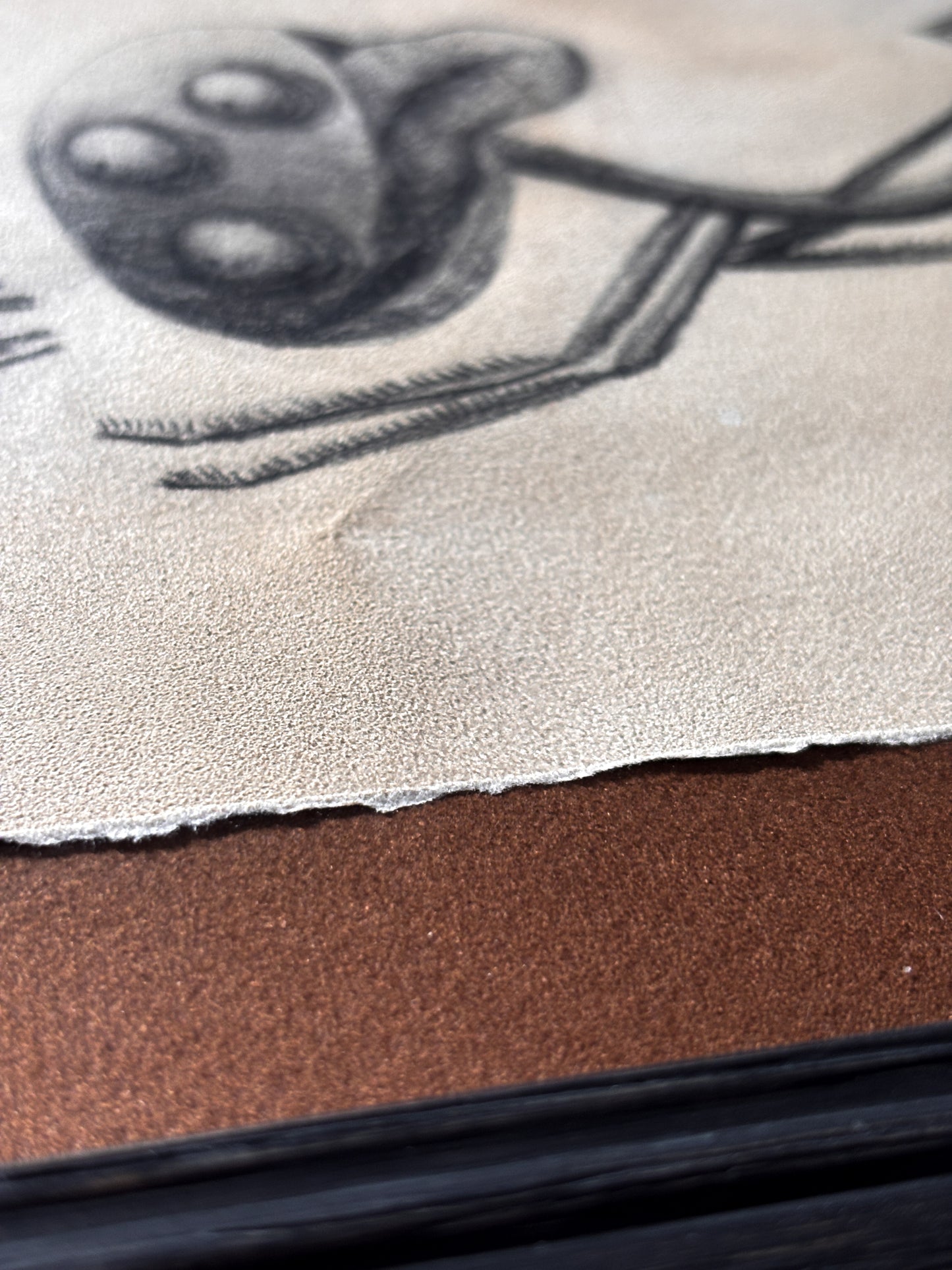 "Sticktoad" — Framed Original Illustration