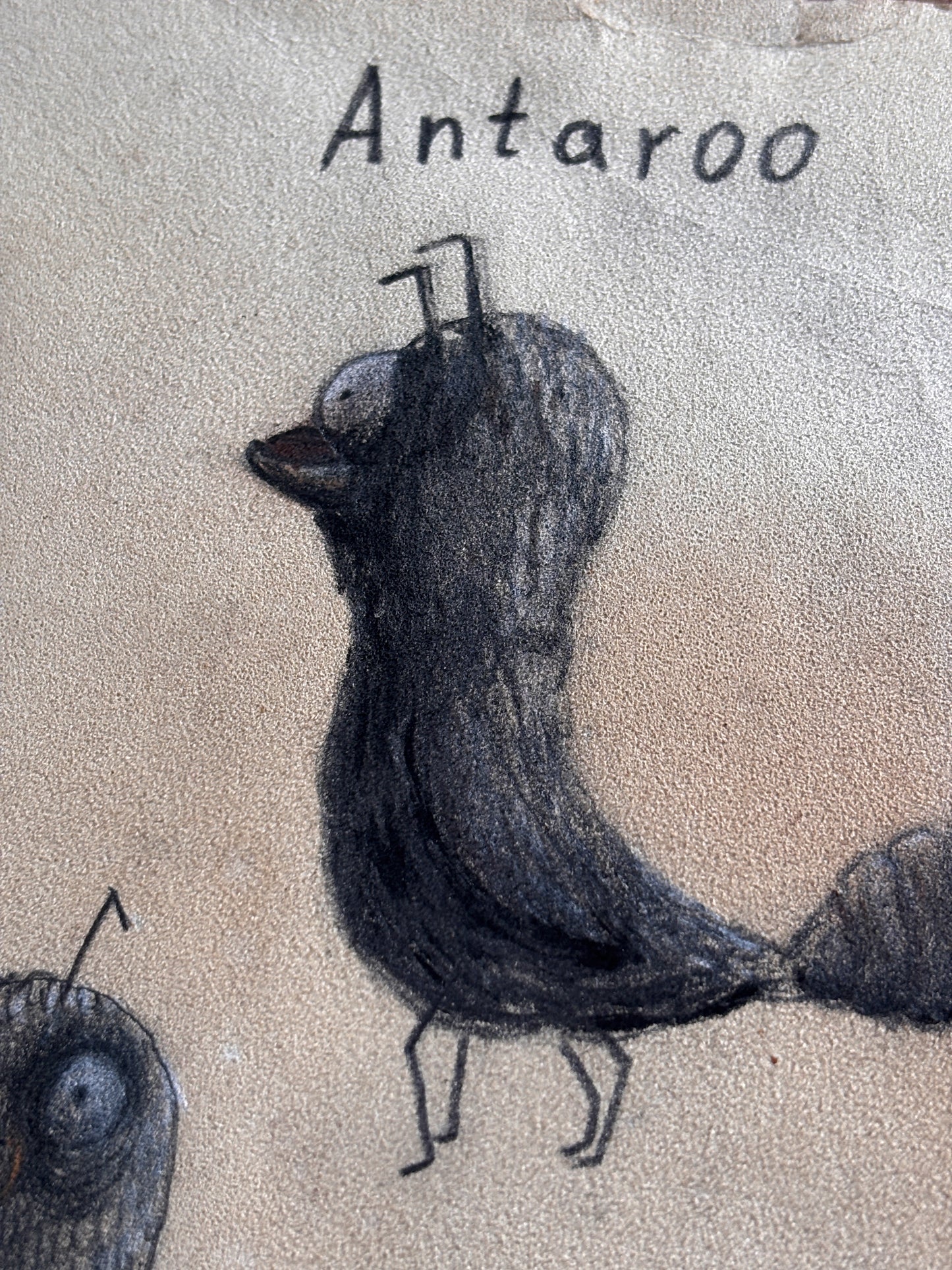 "Antaroo" — Framed Original Illustration
