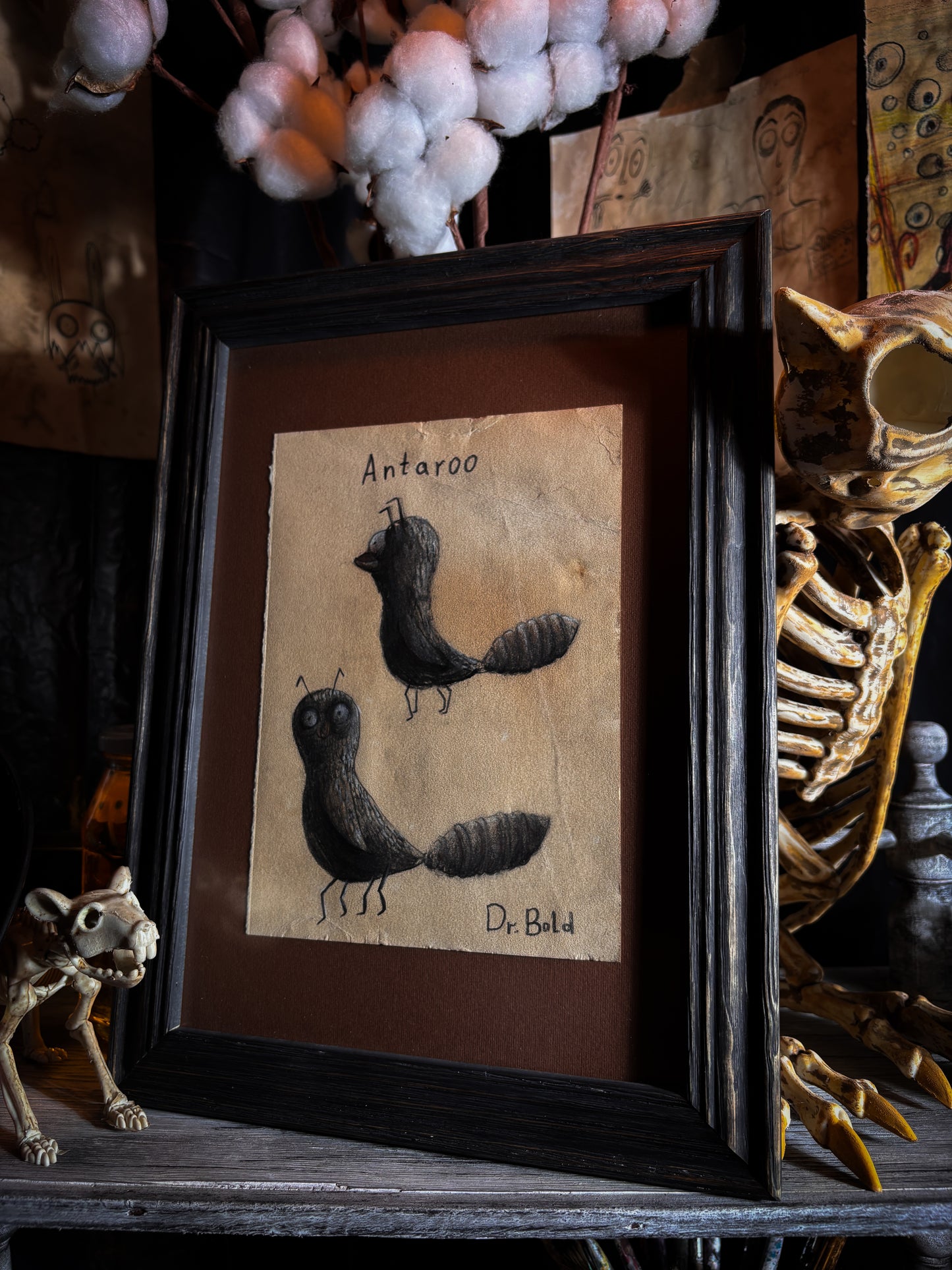 "Antaroo" — Framed Original Illustration