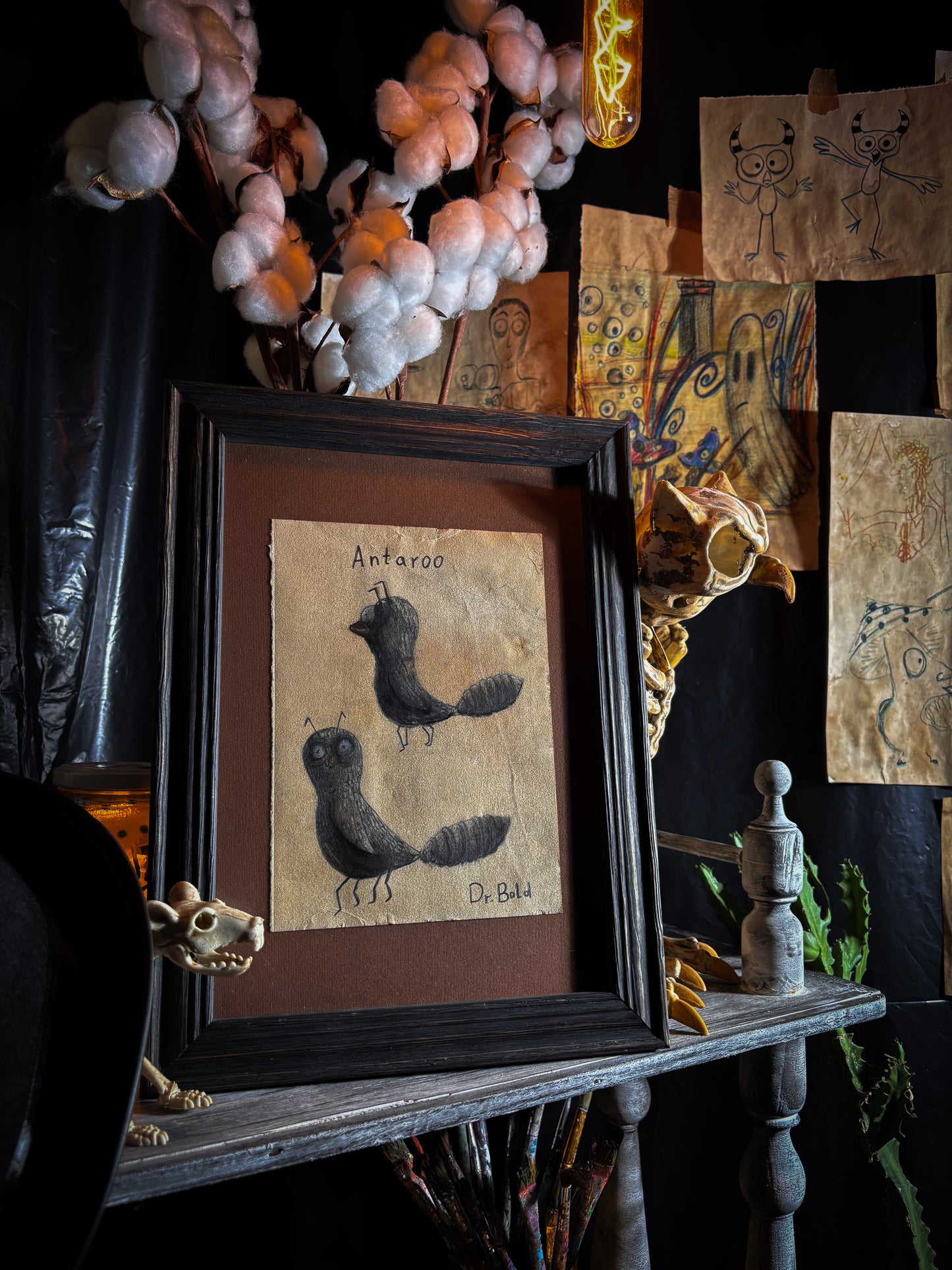 "Antaroo" — Framed Original Illustration
